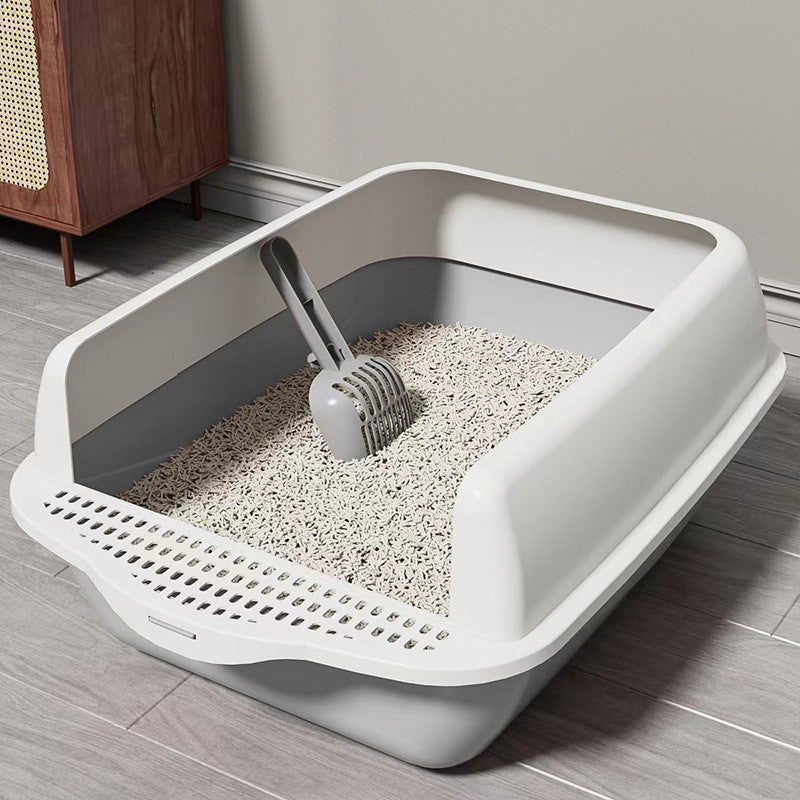 Large Semi Enclosed Cat Litter Box