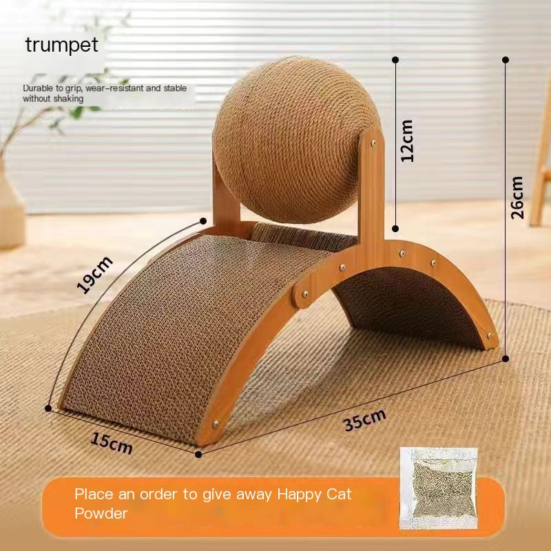 CatBall Scratching Post Durable Vertical Cat Toy