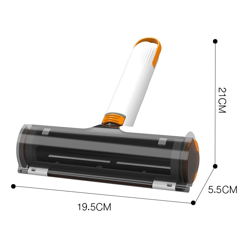 Easy cleanup compartment of Homebody FurLift pet hair remover roller