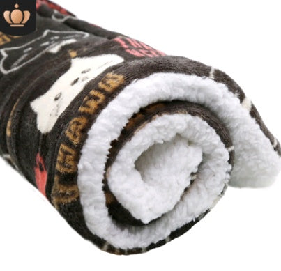 soft fleece pet blanket