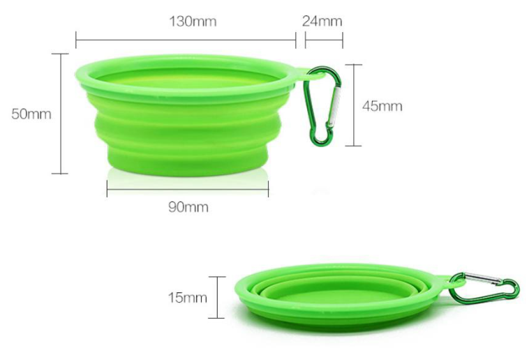 Collapsible Silicone Pet Bowl