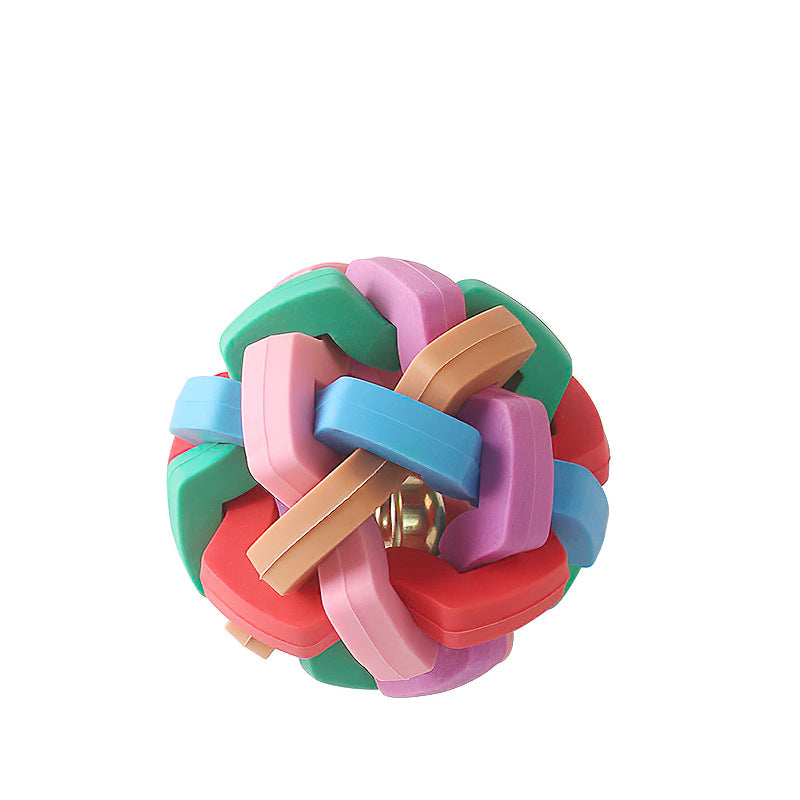 Colorful Bell Ball Pet Toy