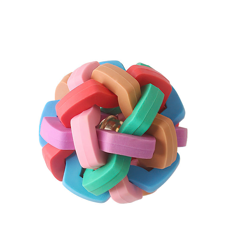 Colorful Bell Ball Pet Toy
