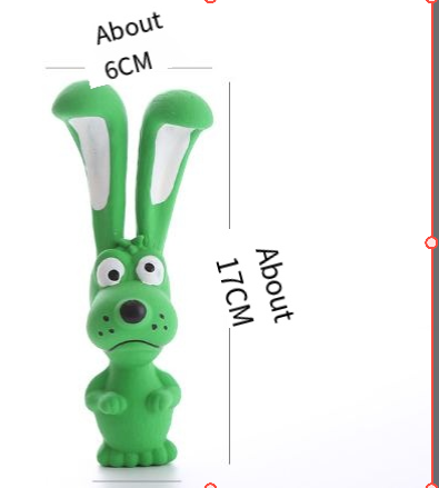 Squeaky Bunny Dog Toy