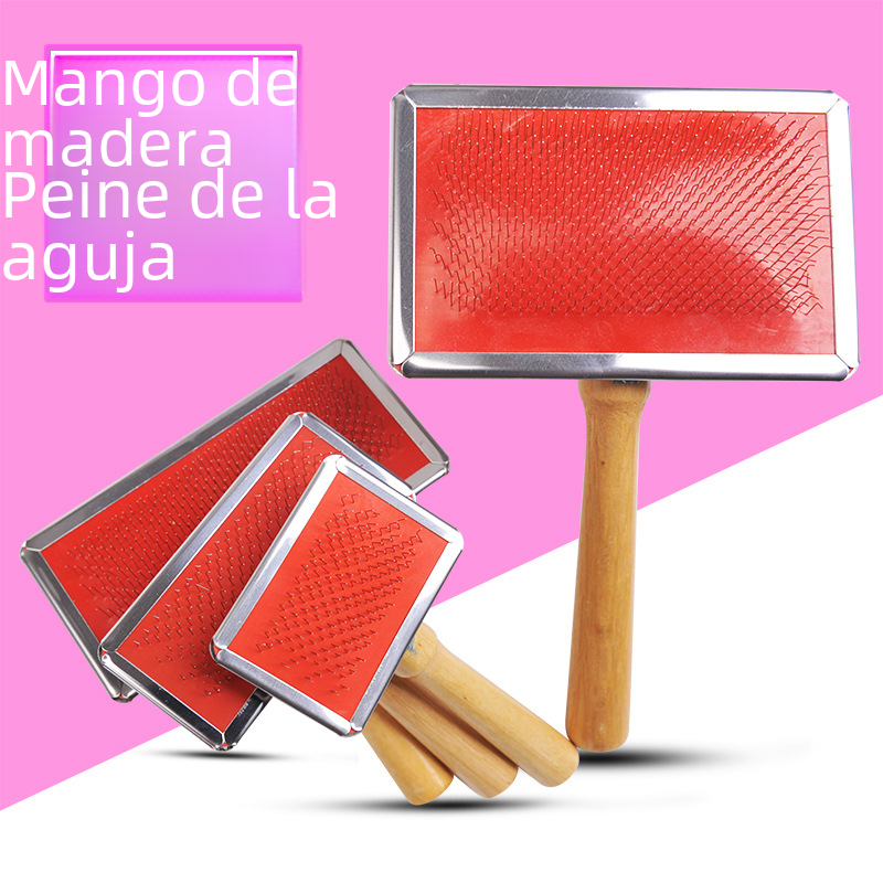 Homebody Wooden Handle Pet Brush