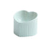 Ceramic Pet Bowl with Slanted Design for cats front view