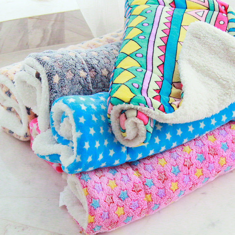soft fleece pet blanket