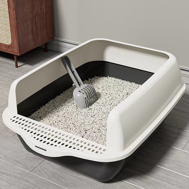 Large Semi Enclosed Cat Litter Box