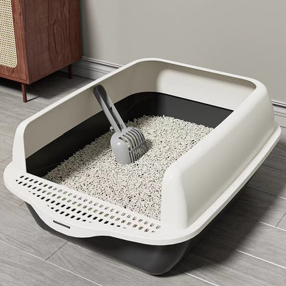 Large Semi Enclosed Cat Litter Box