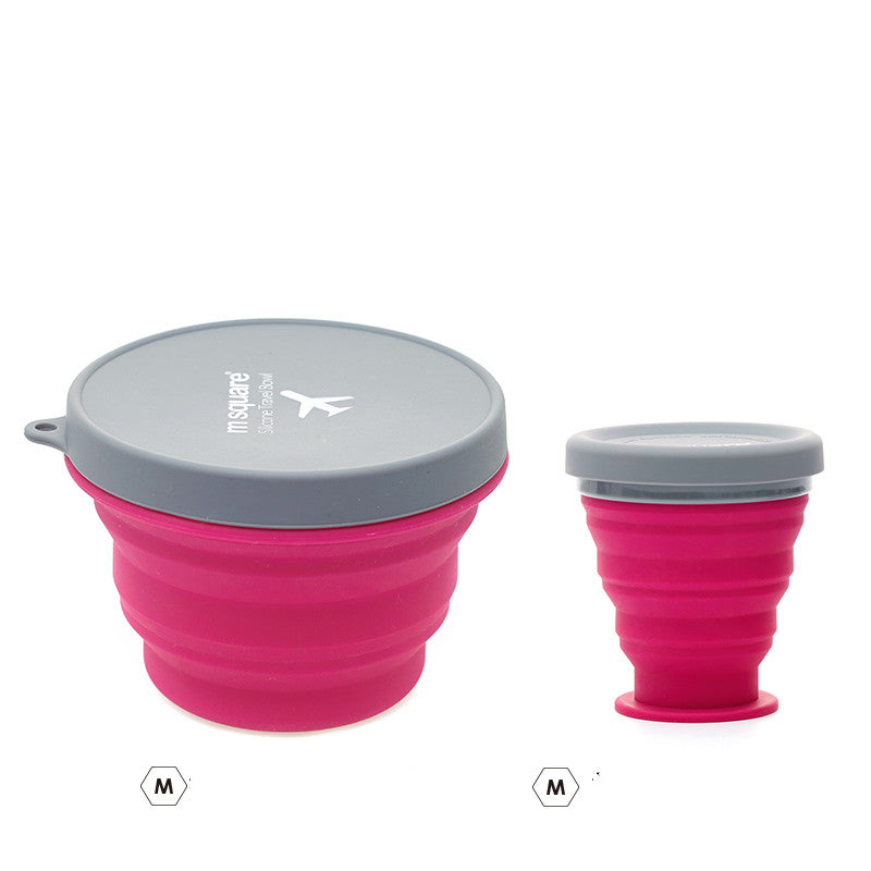 aSilicone Folding Pet Bowl