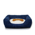 washable square winter pet bed for deep sleep