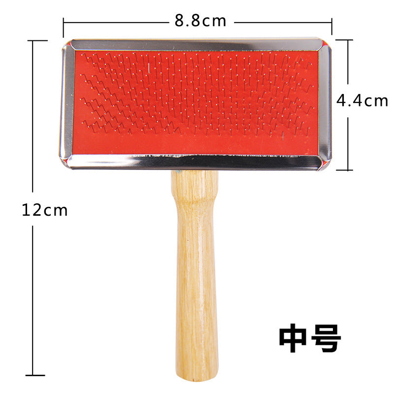 Homebody Wooden Handle Pet Brush