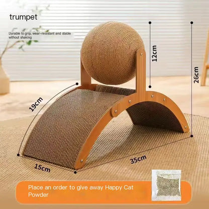 CatBall Scratching Post Durable Vertical Cat Toy