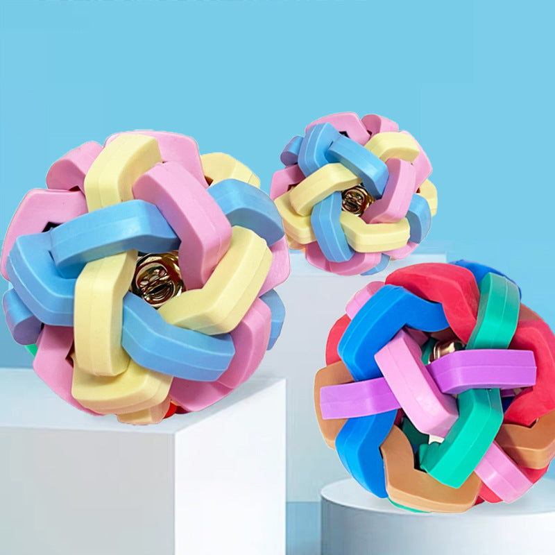 Colorful Bell Ball Pet Toy