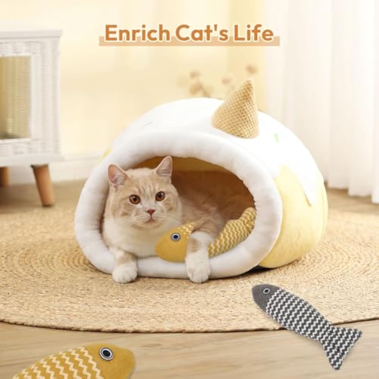 catnip fish kicker toy