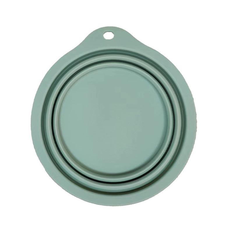 Food grade BPA free collapsible travel dog bowl for hiking