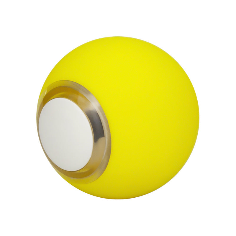 Self-rolling cat ball motion activated interactive toy in blue