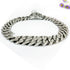 Diamond-inspired dog neck ring with mirror finish