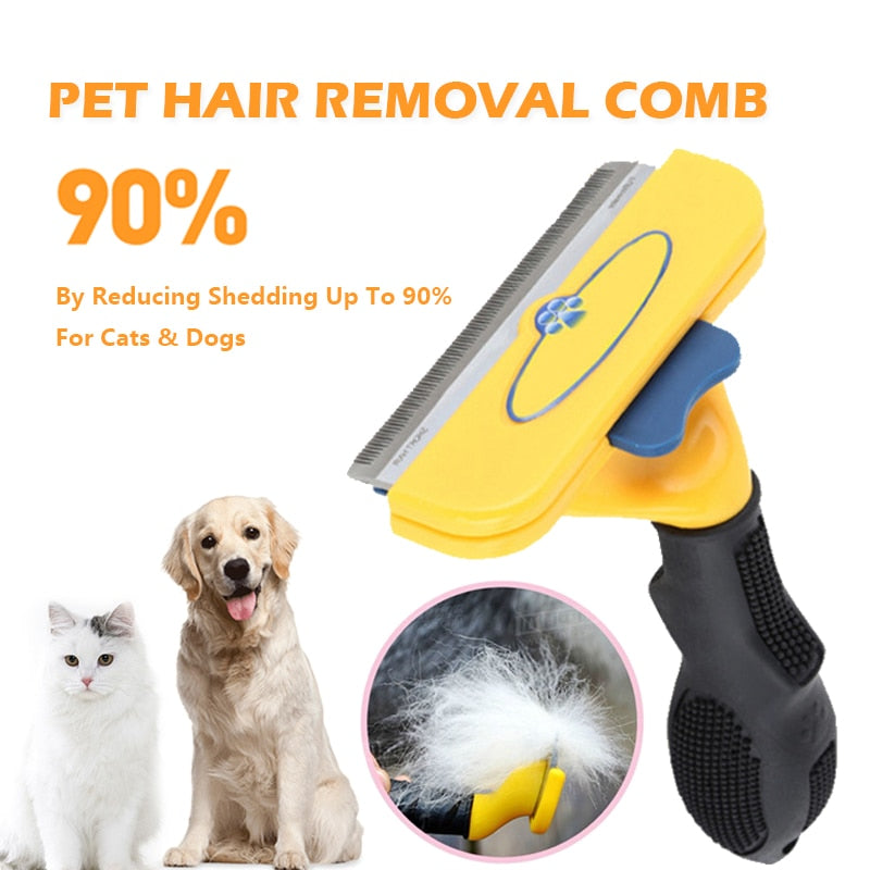 Dog and Cat Deshedding Comb for Smooth Coat Care