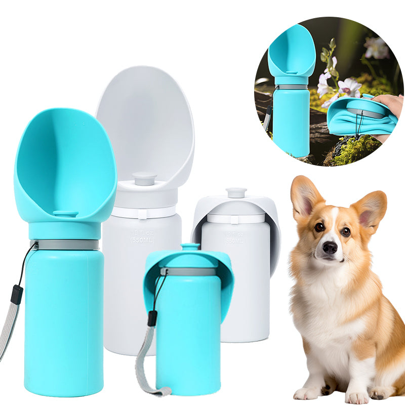 Foldable Silicone Dog Water Bottle