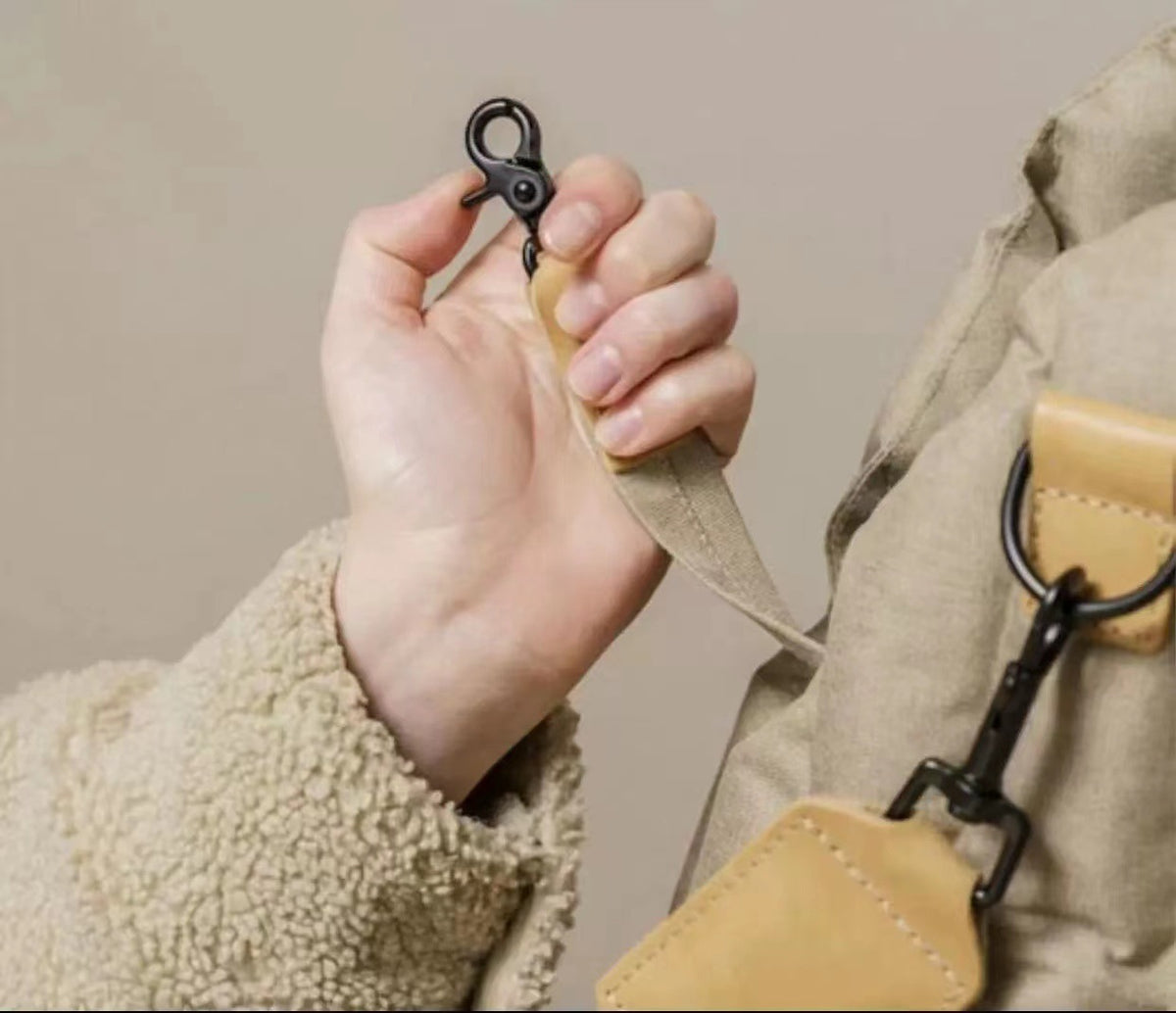 Handheld pet carrier bag with detachable strap