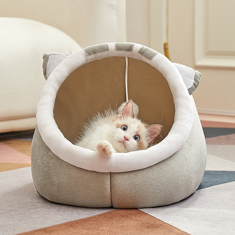 Pudding cat sleeping nest for indoor use