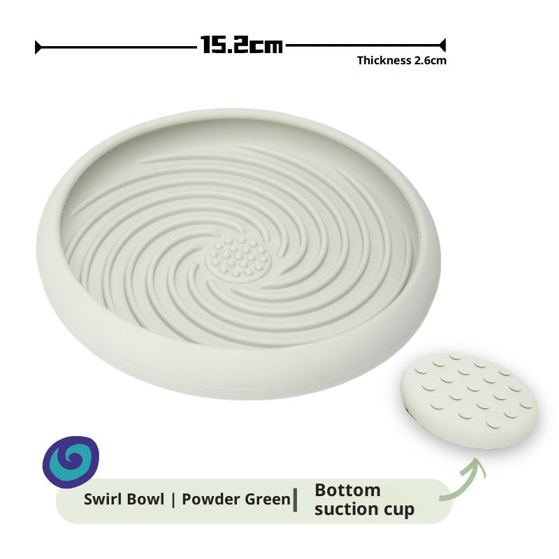 Dishwasher safe silicone lick mat for dogs in cyan light blue pink