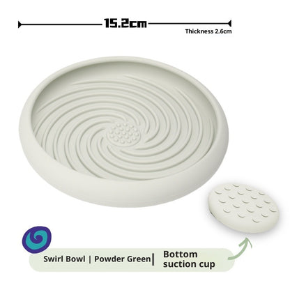 Dishwasher safe silicone lick mat for dogs in cyan light blue pink