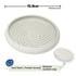 Dishwasher safe silicone lick mat for dogs in cyan light blue pink