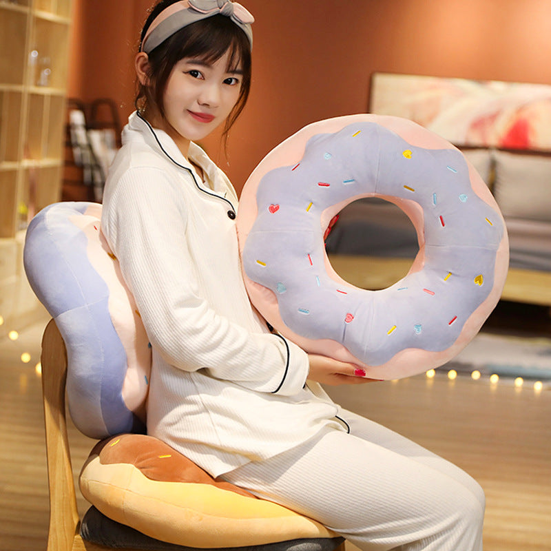 donut plush cushion