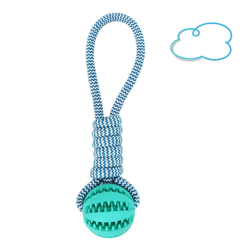 Treat & Rope Dog Chew Toy