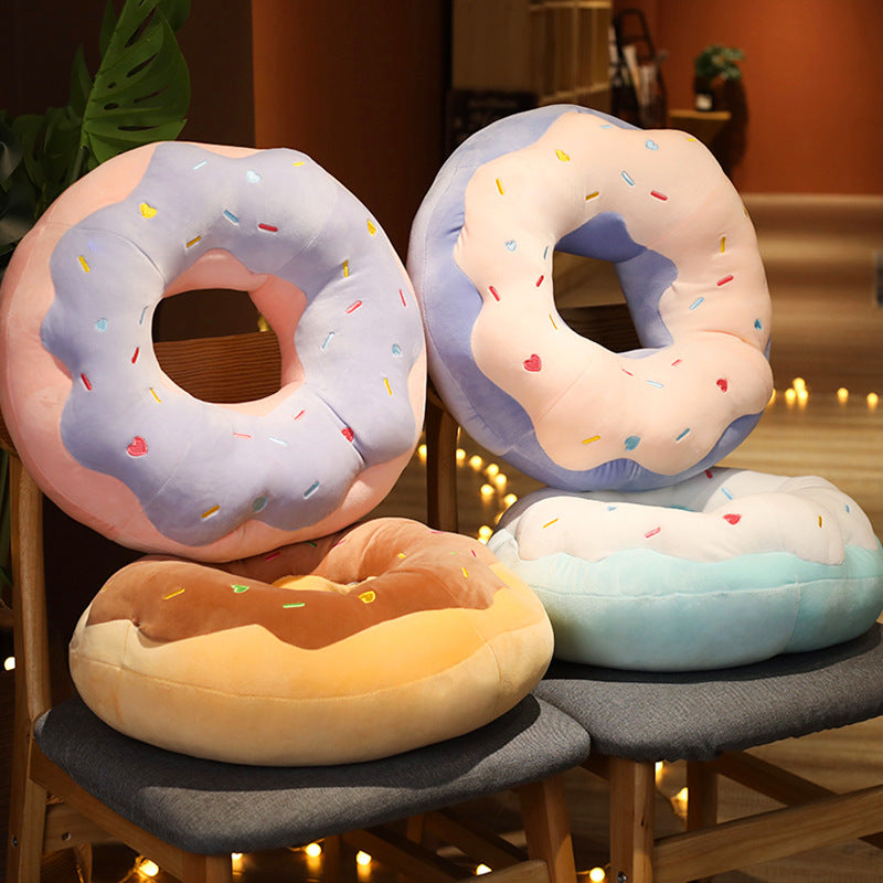 donut plush cushion